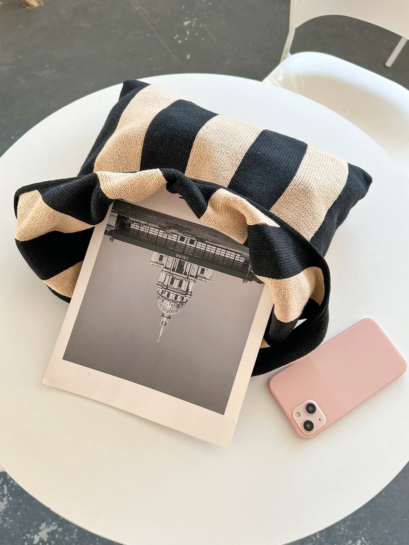 ENBEI tote bag folded compact for easy packing.