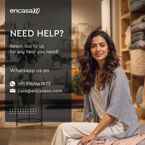 Encasa XO dining essentials complete the look with durable, colorfast fabrics.