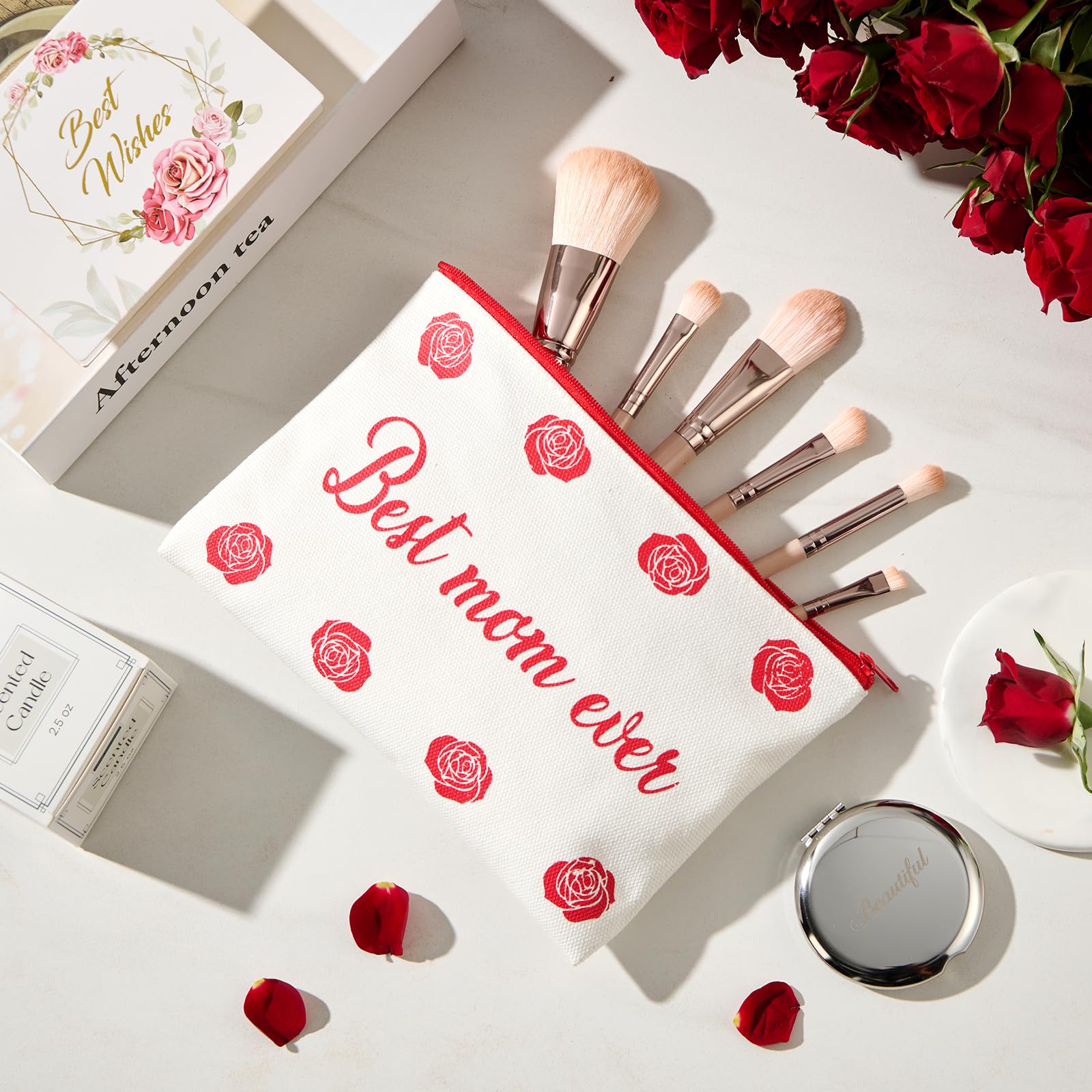 Encausto rose spoon for chic serving and stirring with flair.