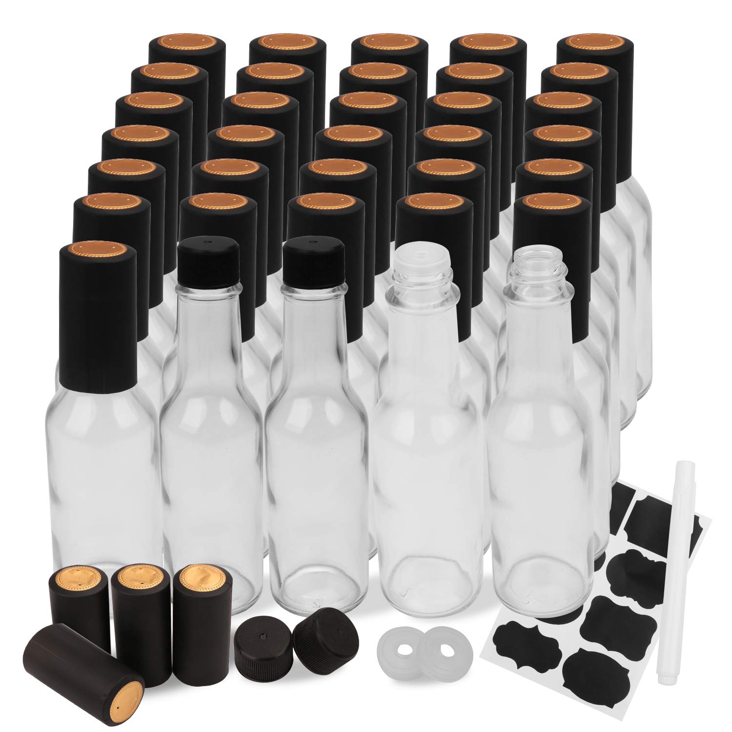 Encheng 5oz bottle with lid for precise pouring and freshness.