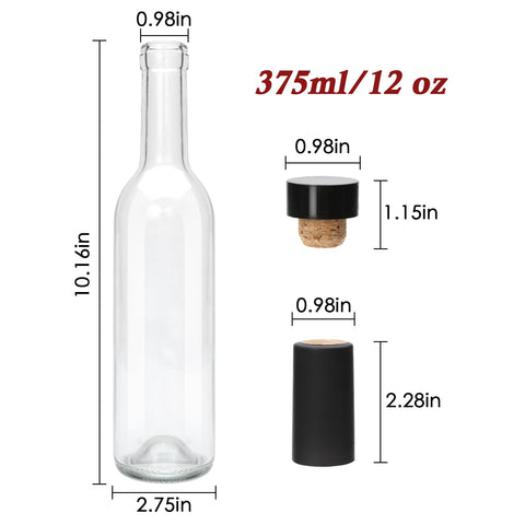 Encheng bottle caps and shrink capsules provide an extra leak-proof seal.