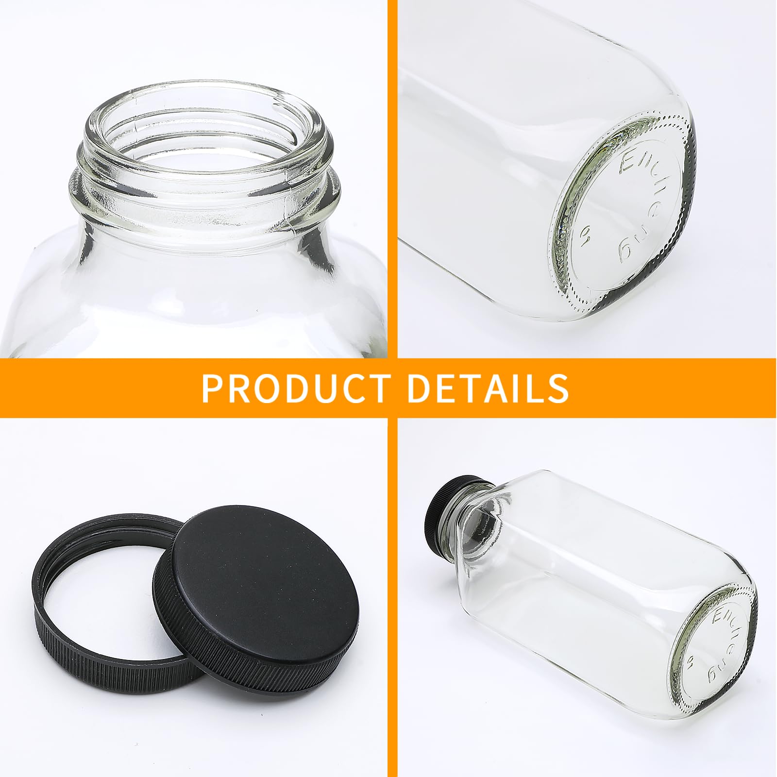 Encheng leakproof glass bottle, ideal for daily use and travel