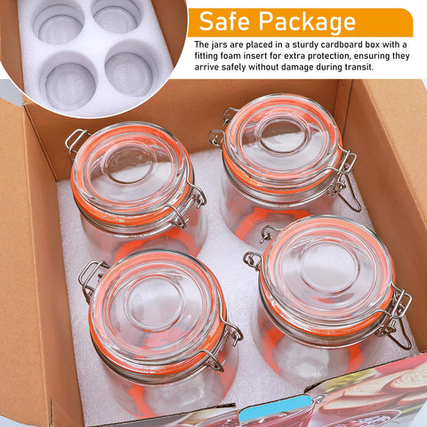 Encheng clear glass shows contents for quick meal prep