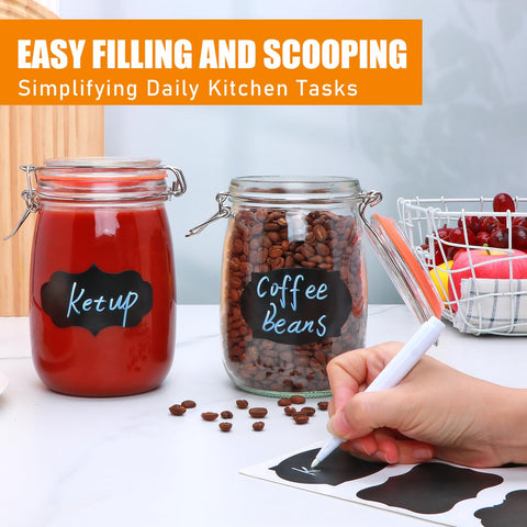 Encheng wide-mouth jar designed for easy filling and pouring