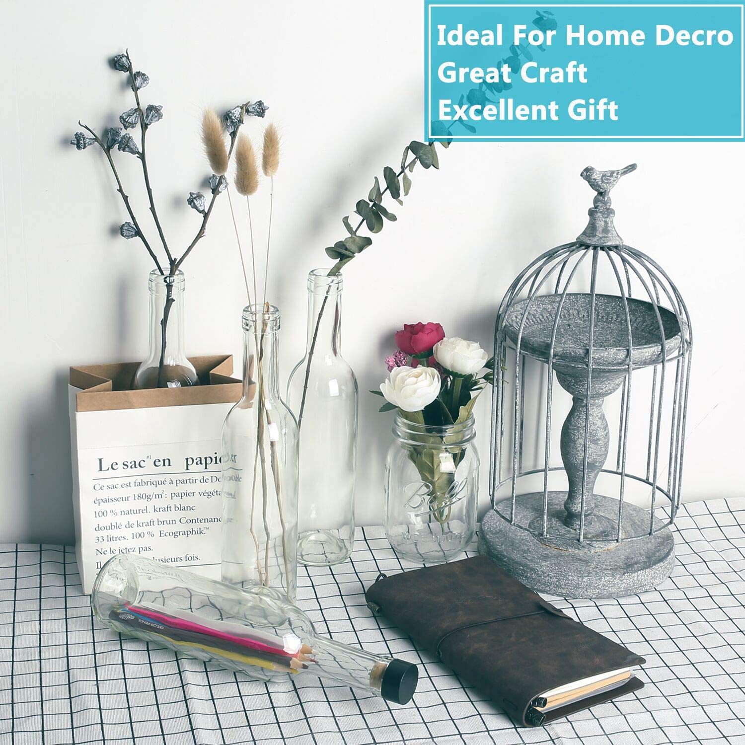 Encheng home brewing bottle perfect for kombucha, beer, and other craft beverages.