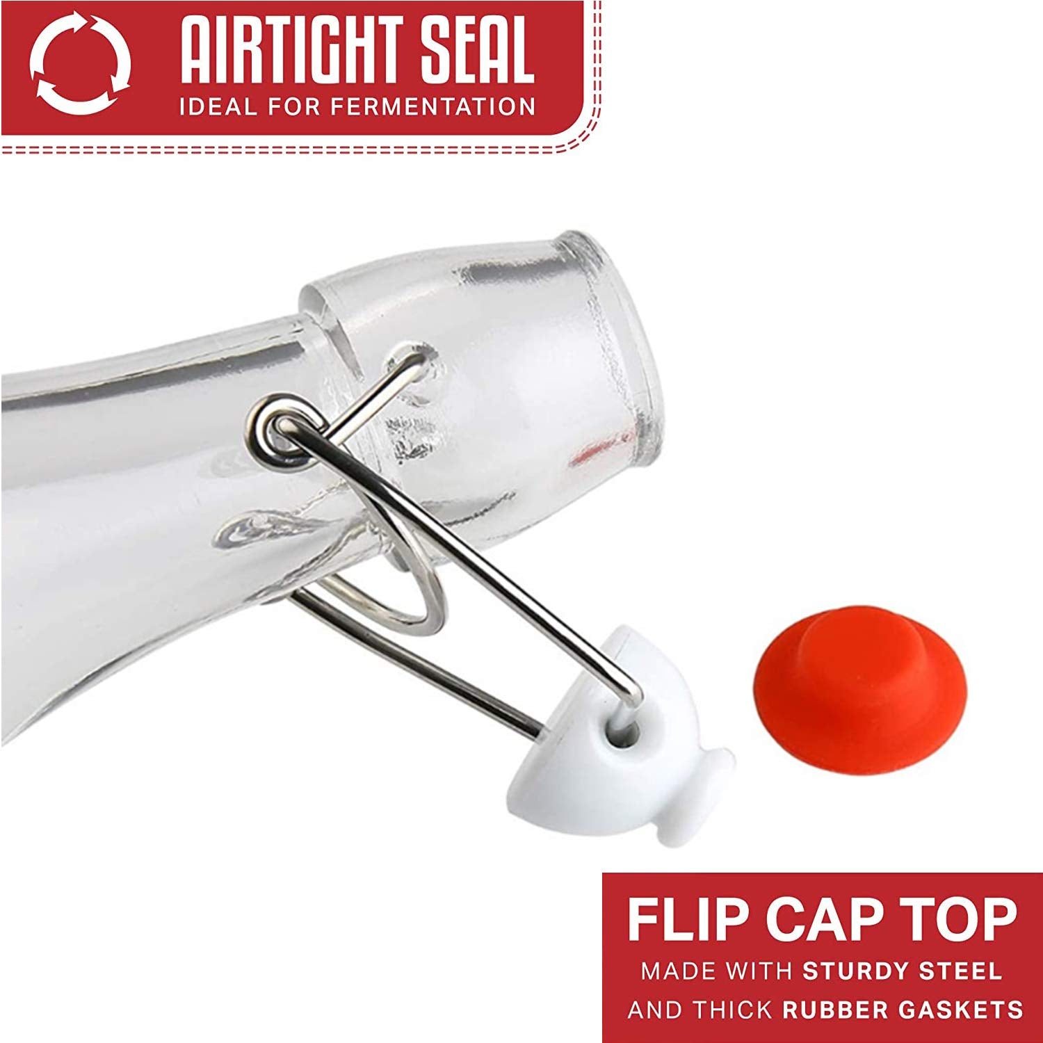 Encheng kombucha bottles with stoppers offer secure sealing for fermentation