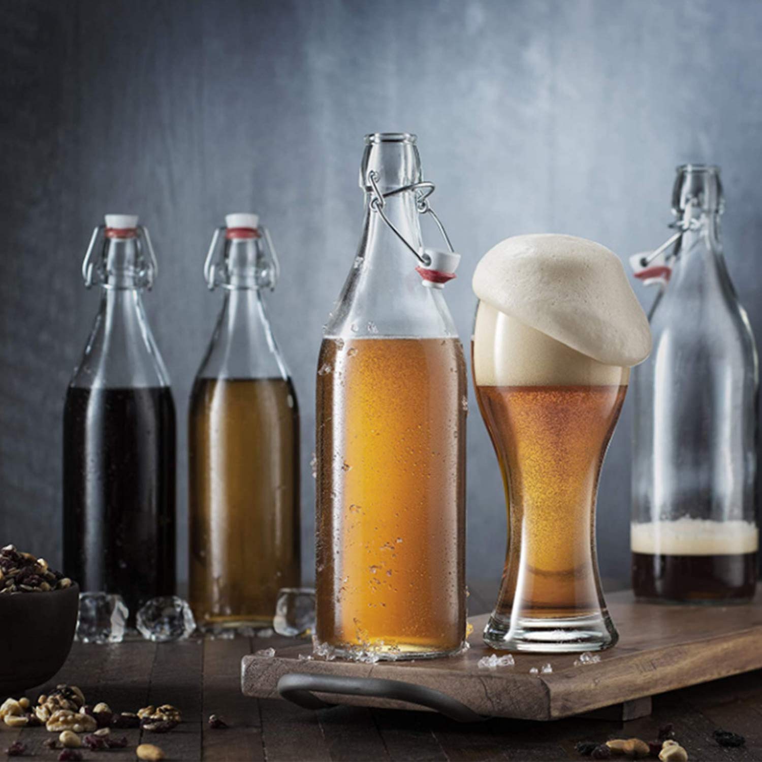 Encheng reusable storage bottle for beverages supports multiple uses and reduced waste