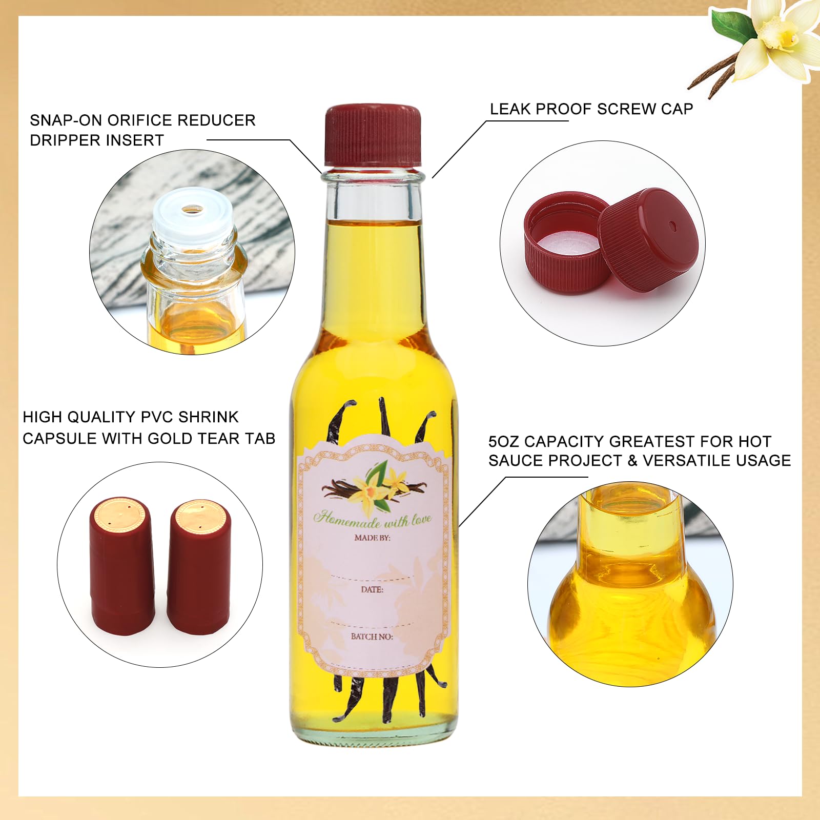 Encheng shrink capsules ensure leak-tight packaging for commercial or home-bottled products.