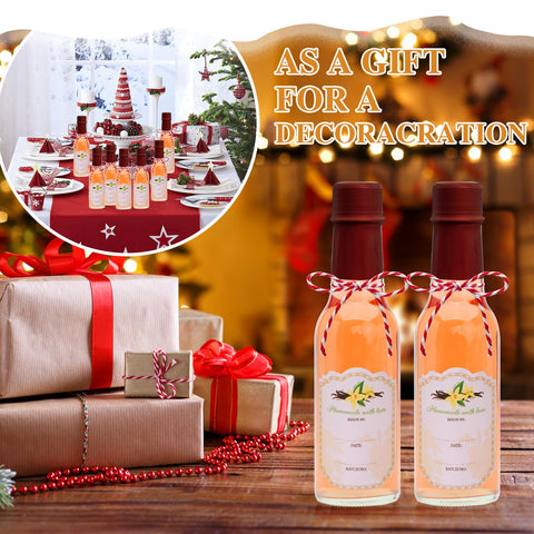 Encheng vanilla extract bottle with red cap, ideal for kitchen gifting and storage.