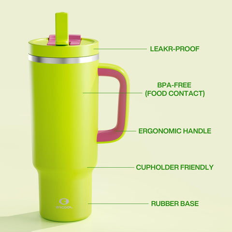 ENCOOL 40oz tumbler sleek modern design for daily use