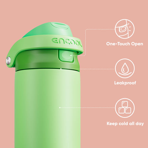 ENCOOL durable lid design withstands frequent use