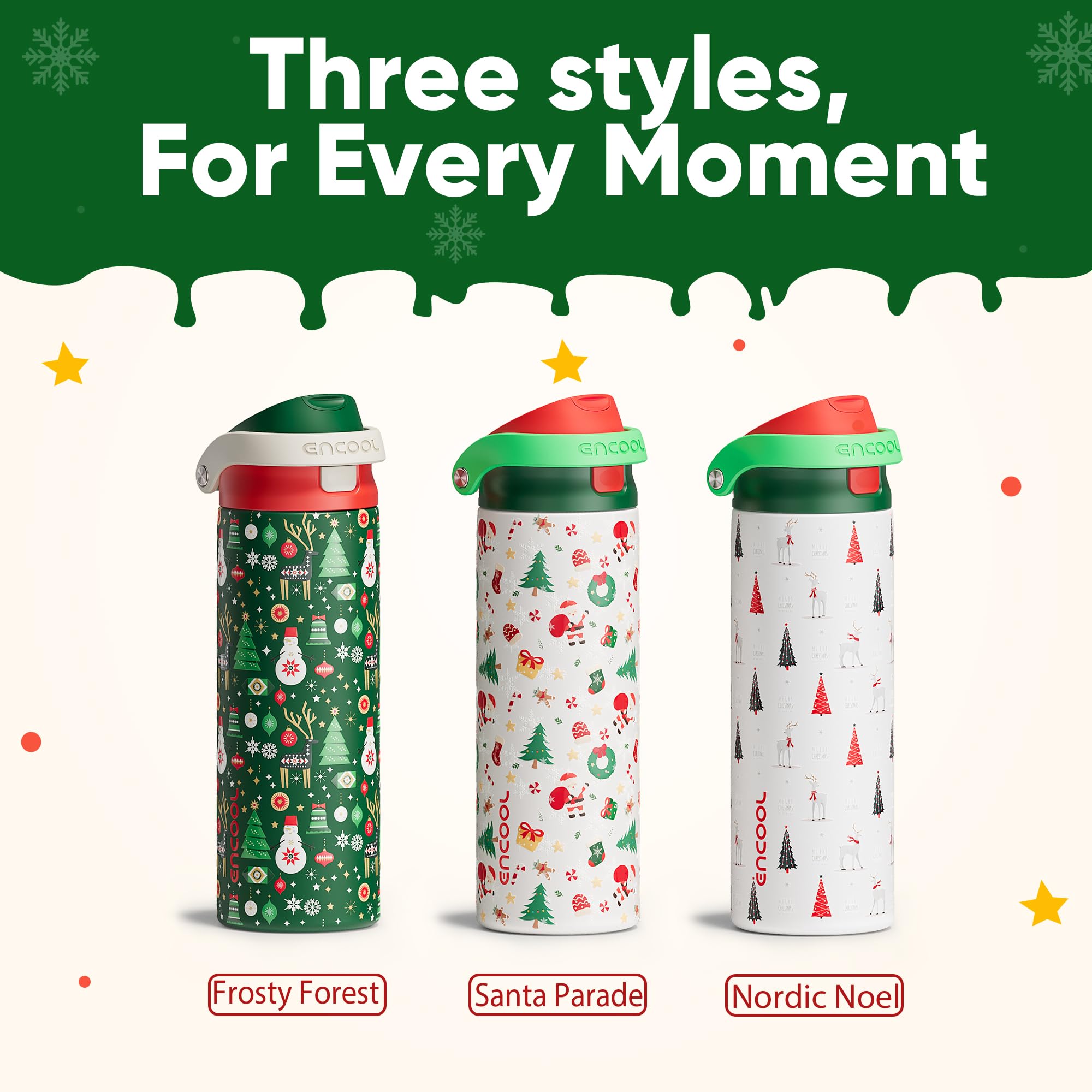 ENCOOL holiday gift-ready bottle ideal for gifting this season