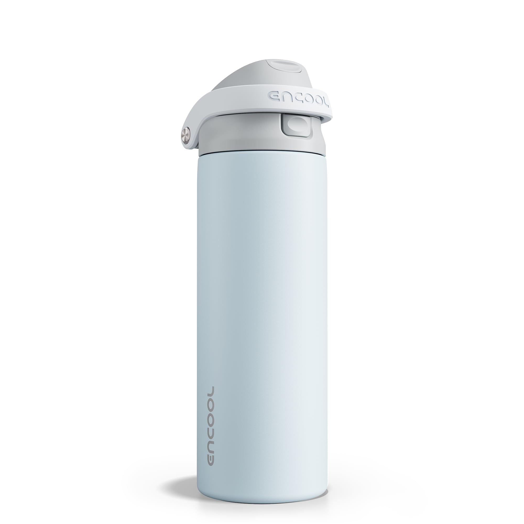 ENCOOL leakproof lid closeup shows a secure seal for everyday hydration.