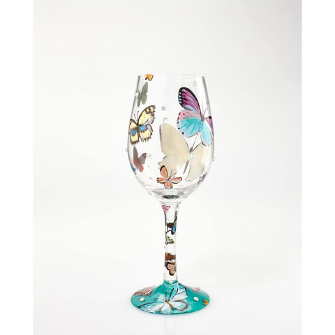 Gift-ready glass ships in a decorative box from Enesco.