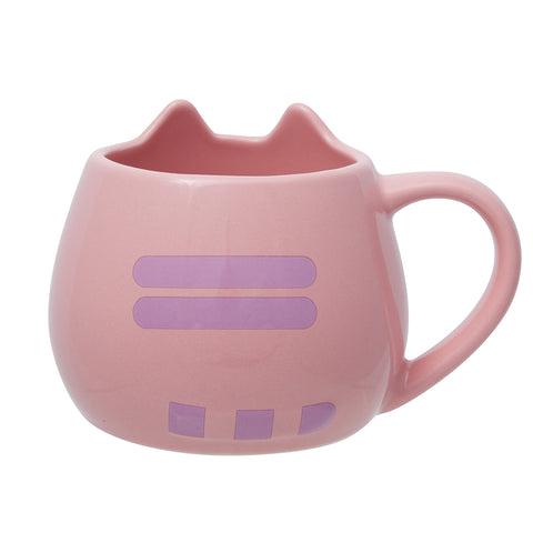Enesco Pusheen sculpted pastel mug in gift box, ready for gifting.