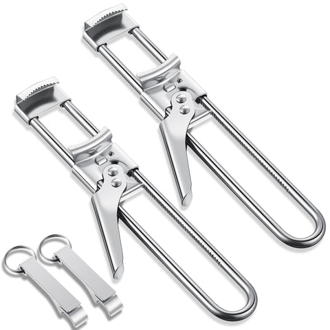 Enhon adjustable jar opener 2pc offering easy grip for stubborn lids in daily kitchen tasks