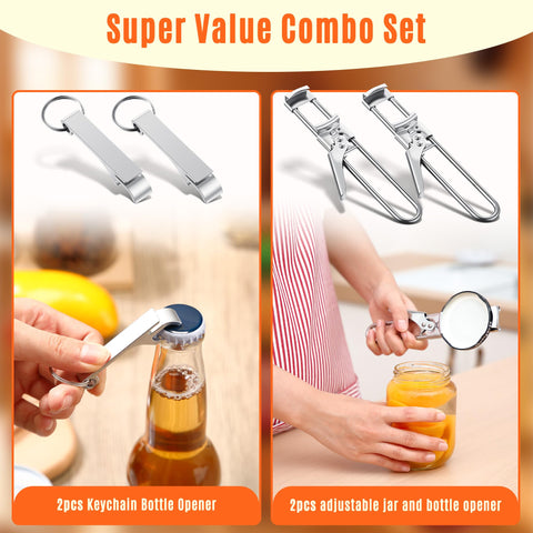 Enhon durable grip jar opener with stain-resistant surface for quick cleaning