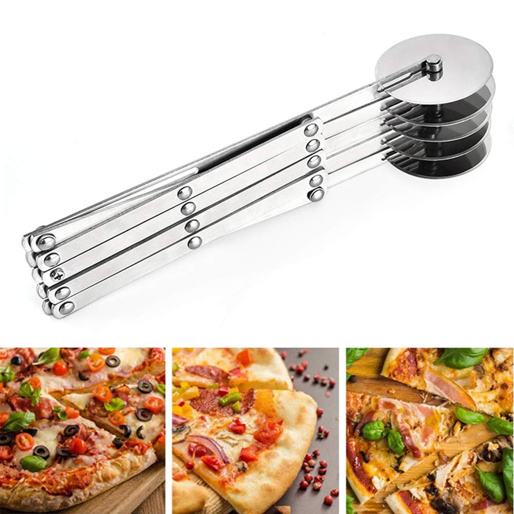 ENINFUT 5-Wheel Pastry Cutter adjustable setup enables precise width control.