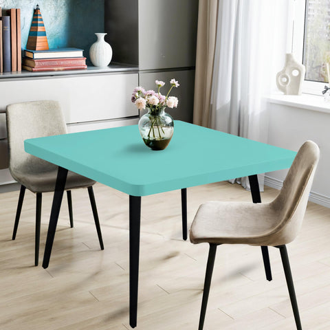 Enjoyidea easy on off spandex fitted tablecloth fits tables quickly by one person