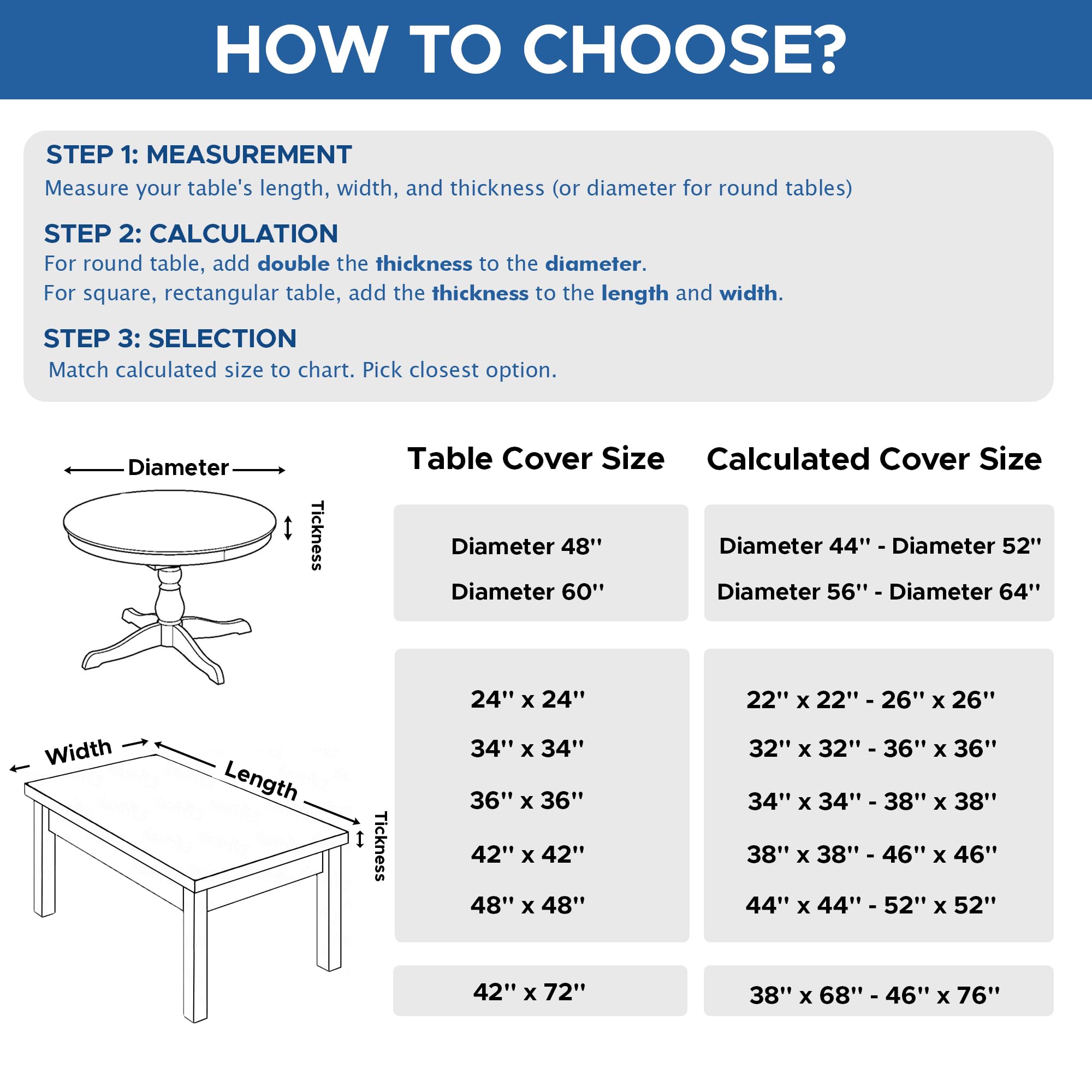 Enjoyidea outdoor picnic tablecloth suitable for patio dining.