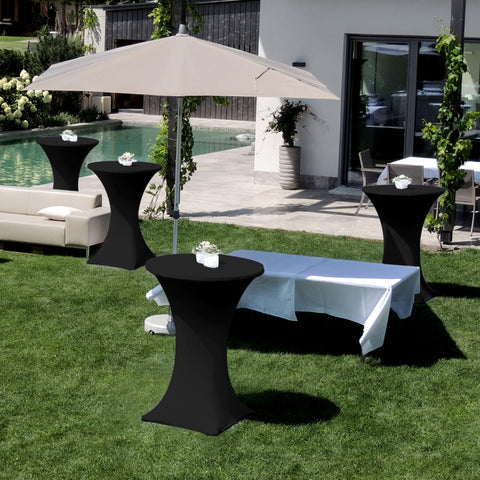 Enjoyidea suitable for indoor or outdoor standing events and high-top setups.