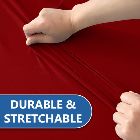 Enjoyidea spandex table cover ideal for banquet and catering setups.