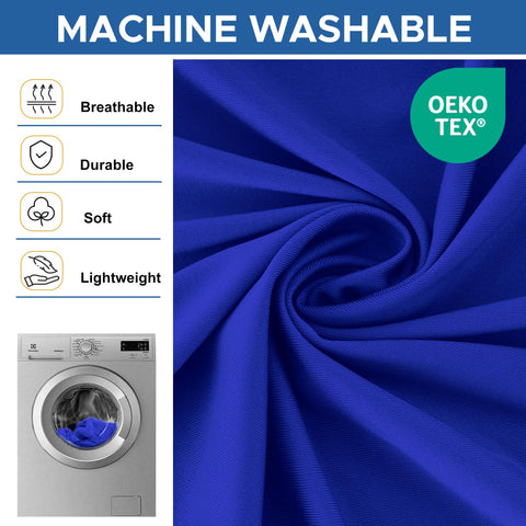Enjoyidea square fitted tablecloth royal blue care wash guidelines