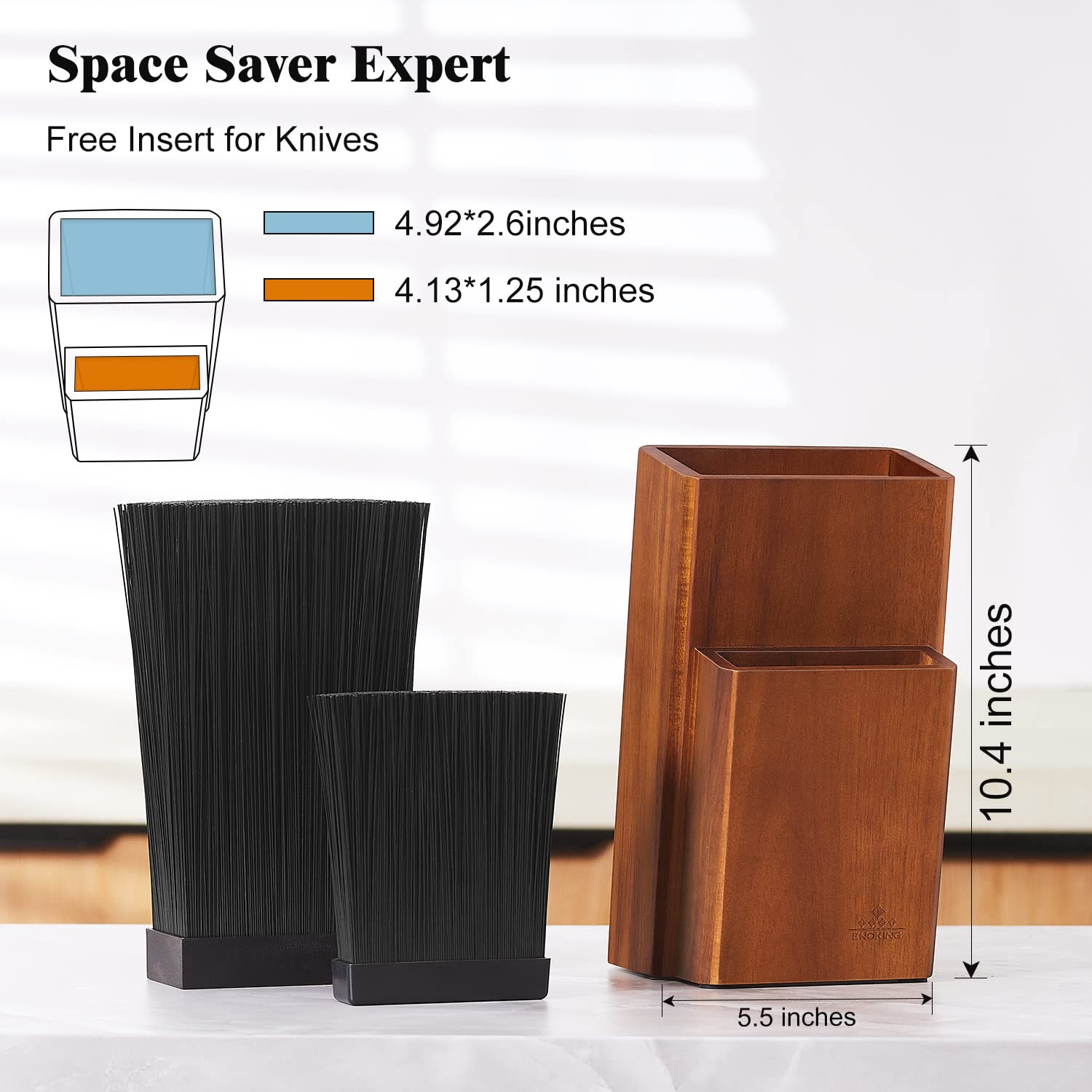 ENOKING compact dimensions fit under most cabinets for quick access.