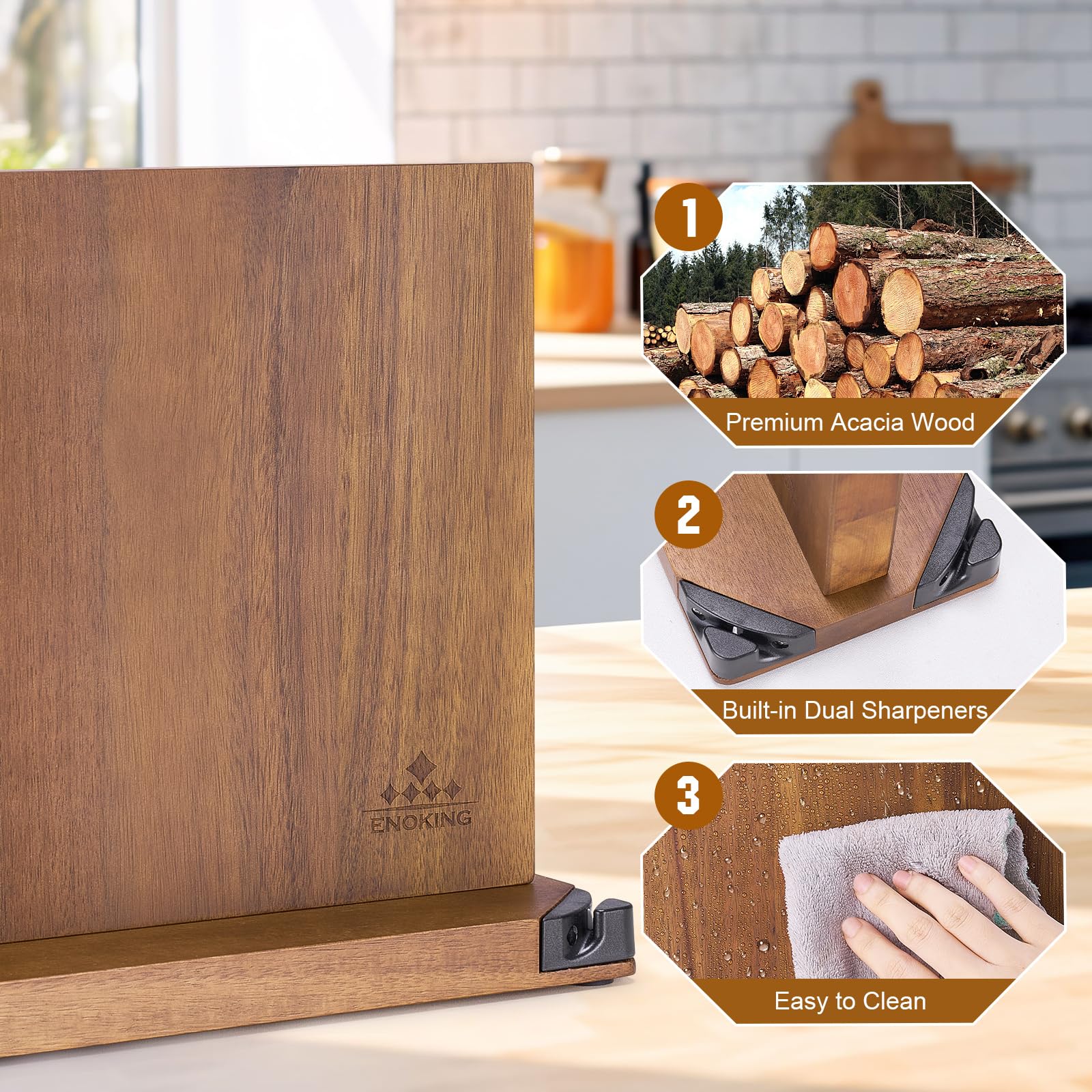 ENOKING customer support helps with any magnetic knife holder questions