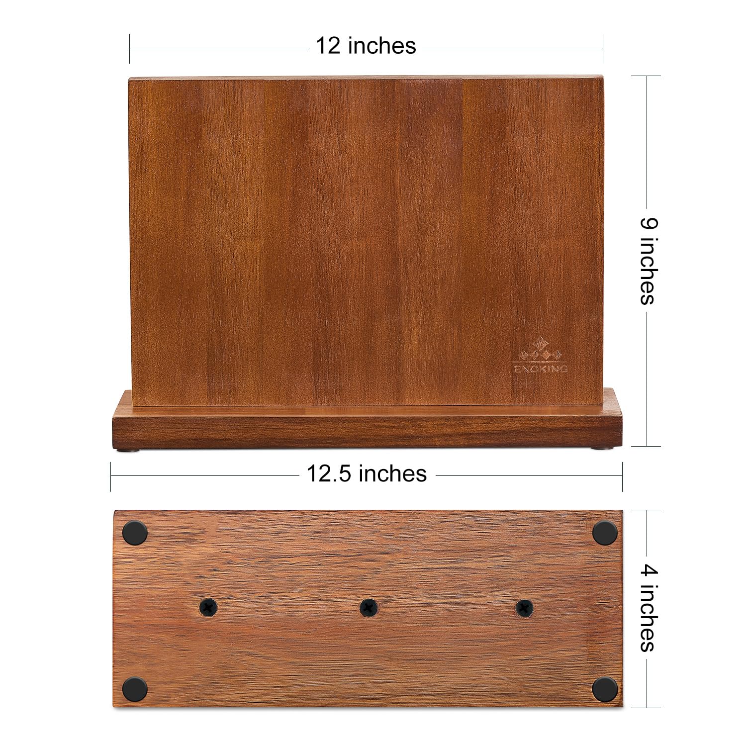 ENOKING knife block is hand-washable and easy to clean.