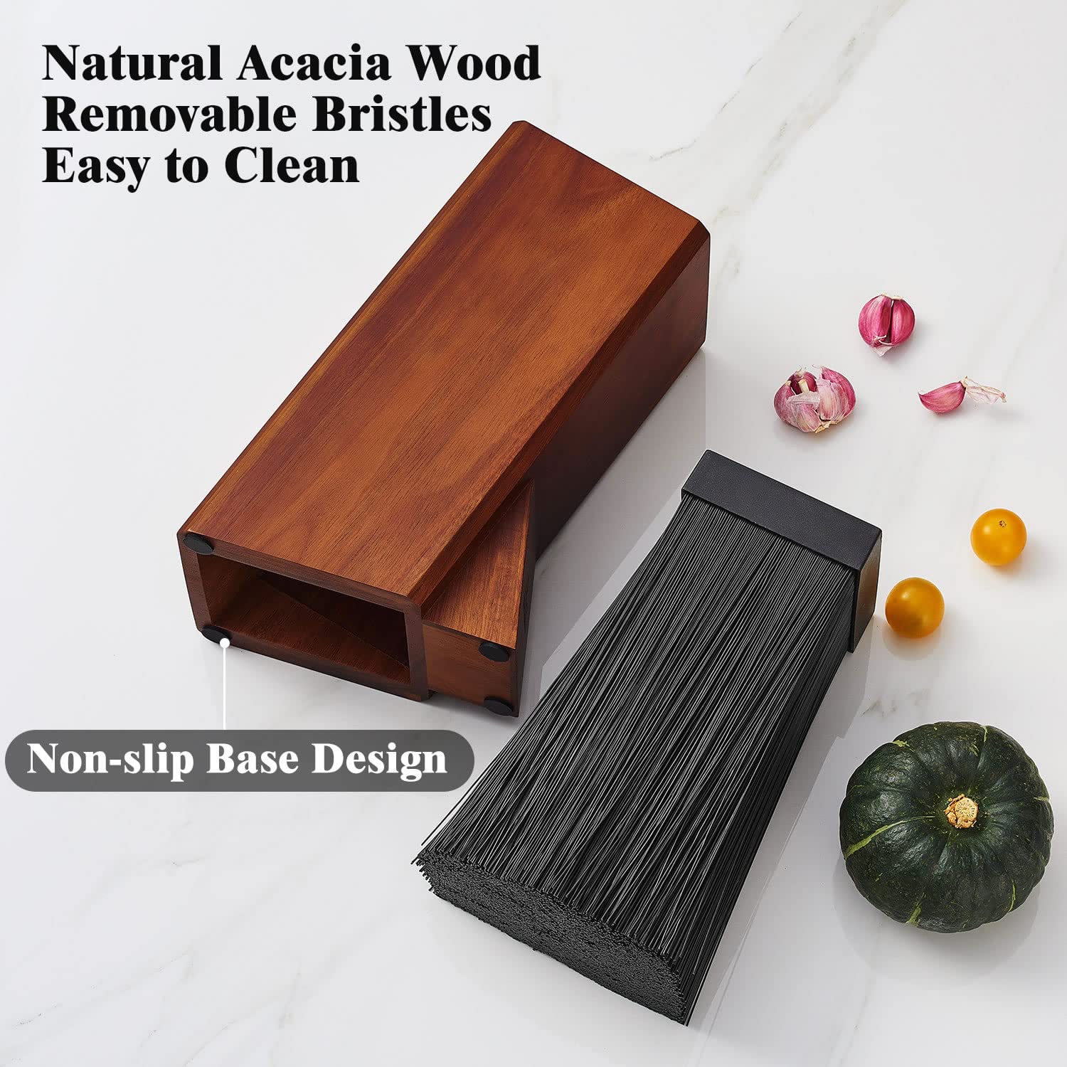 ENOKING knife block showing large capacity and flexible blade storage.