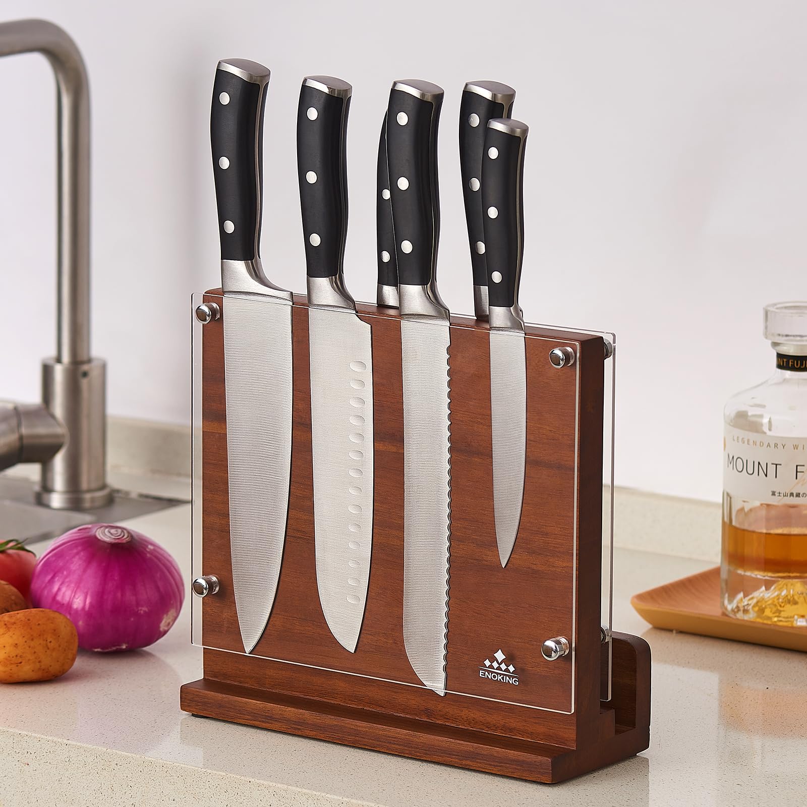 Easy care: hand wash and wipe clean to maintain beauty of ENOKING storage.