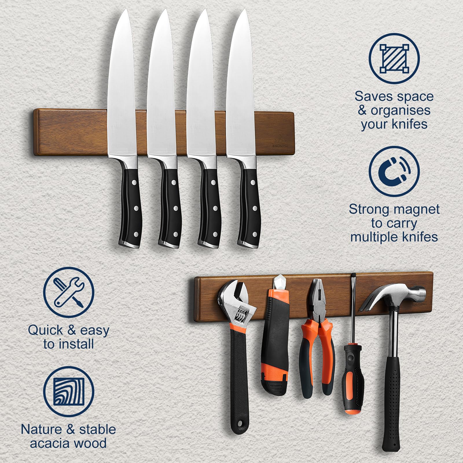 ENOKING screw mount provides permanent, stable wall installation