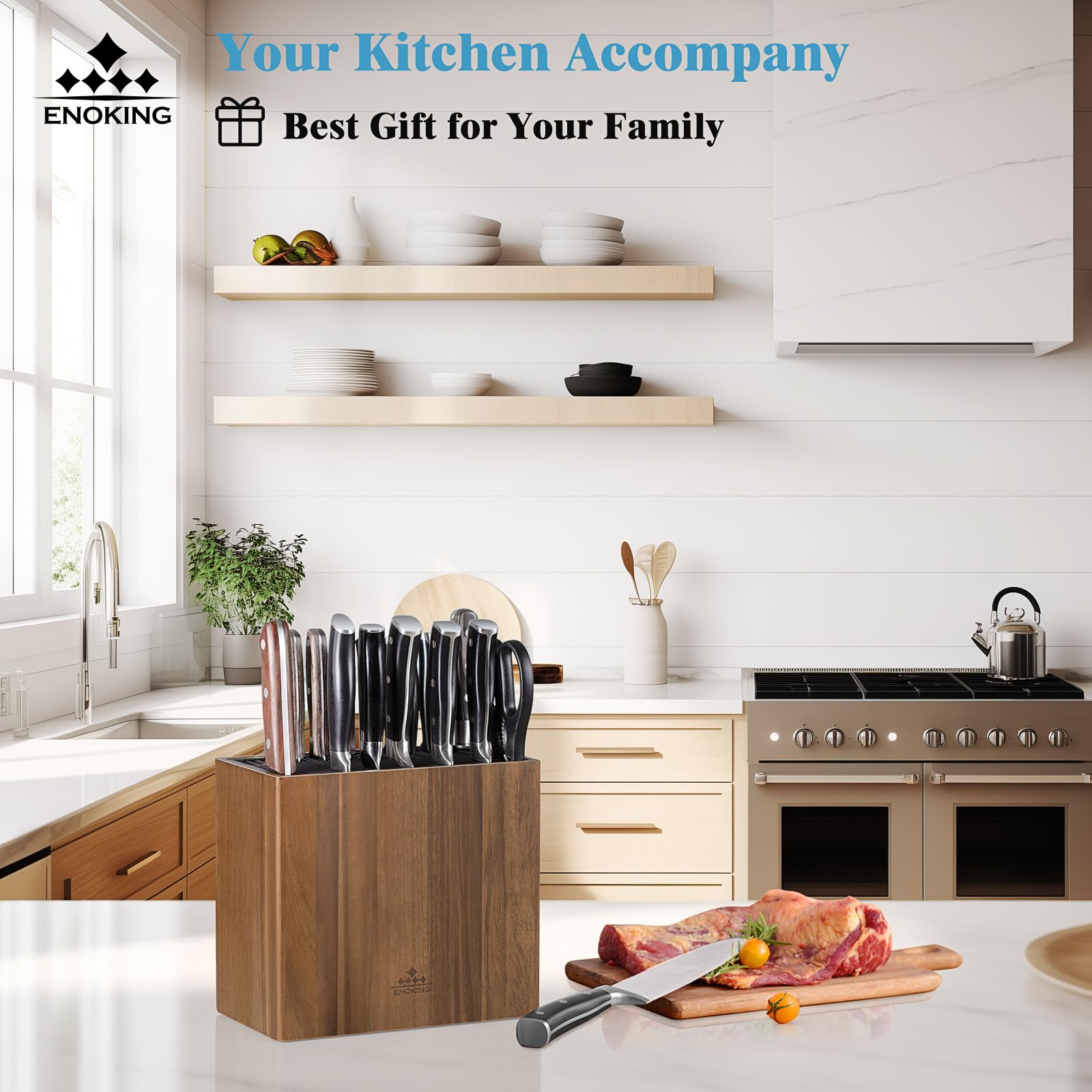 ENOKING XXL Knife Holder simple cleaning with wipe-down and air-dry