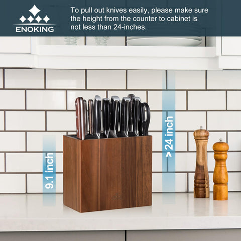ENOKING XXL Knife Holder meat cleaver compatibility with blade length up to 22 cm