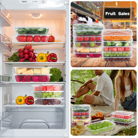 Ensbelei microwave-safe, dishwasher-safe, and freezer-safe containers for easy reheating and cleaning.
