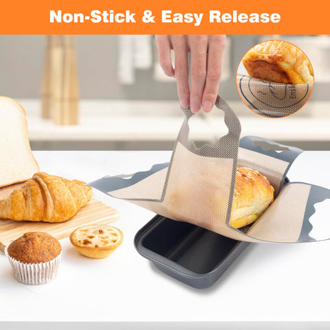 Enskatec eco-friendly reusable baking mats with neat storage
