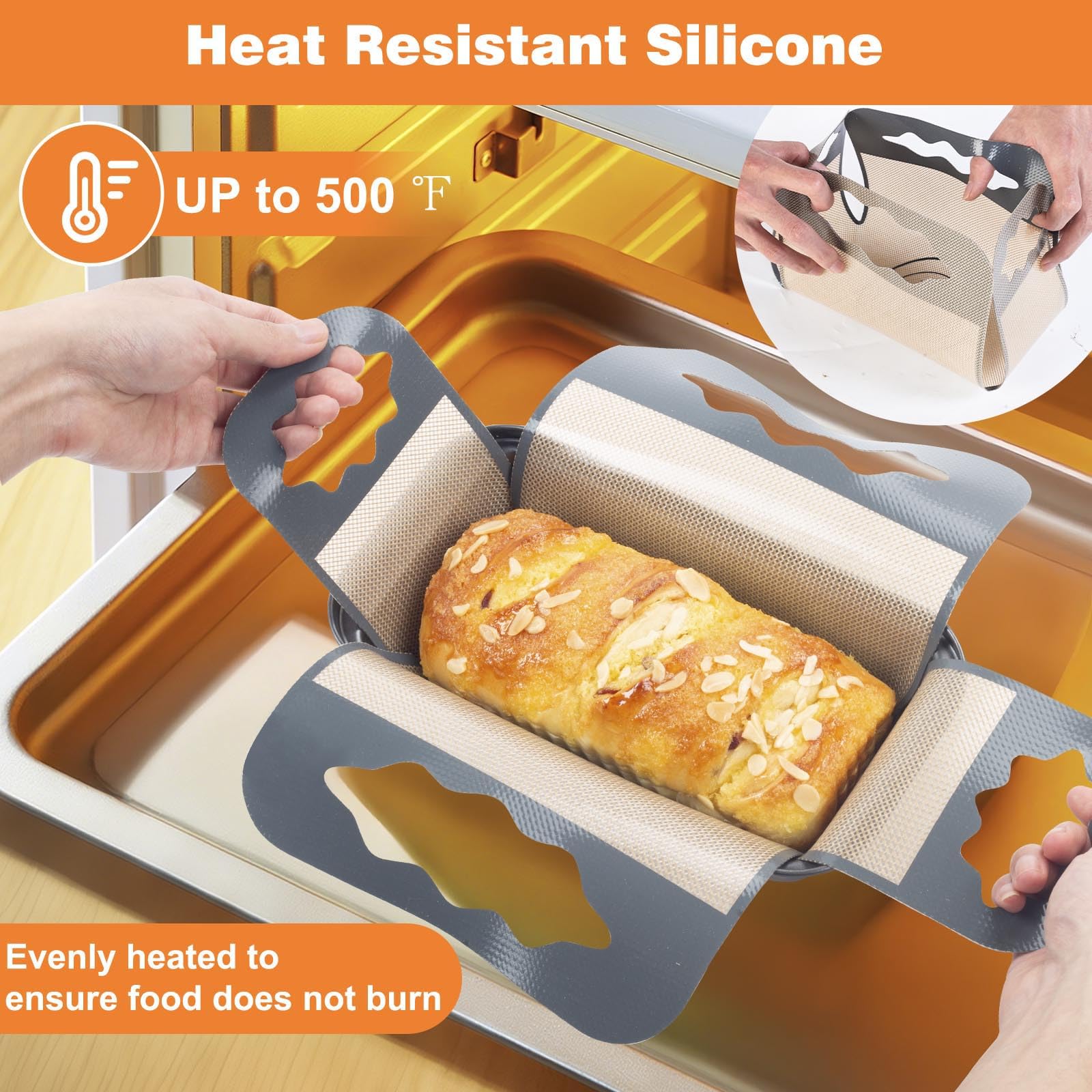 Enskatec versatile baking liners for breads, cakes and pizzas