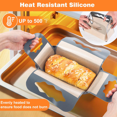 Enskatec versatile baking liners for breads, cakes and pizzas