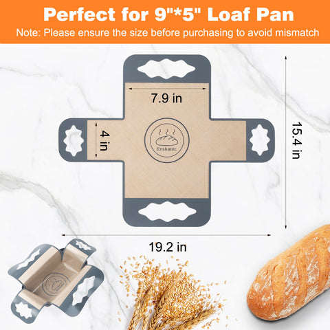 Enskatec silicone bread sling with four handles in-use for stable transfer