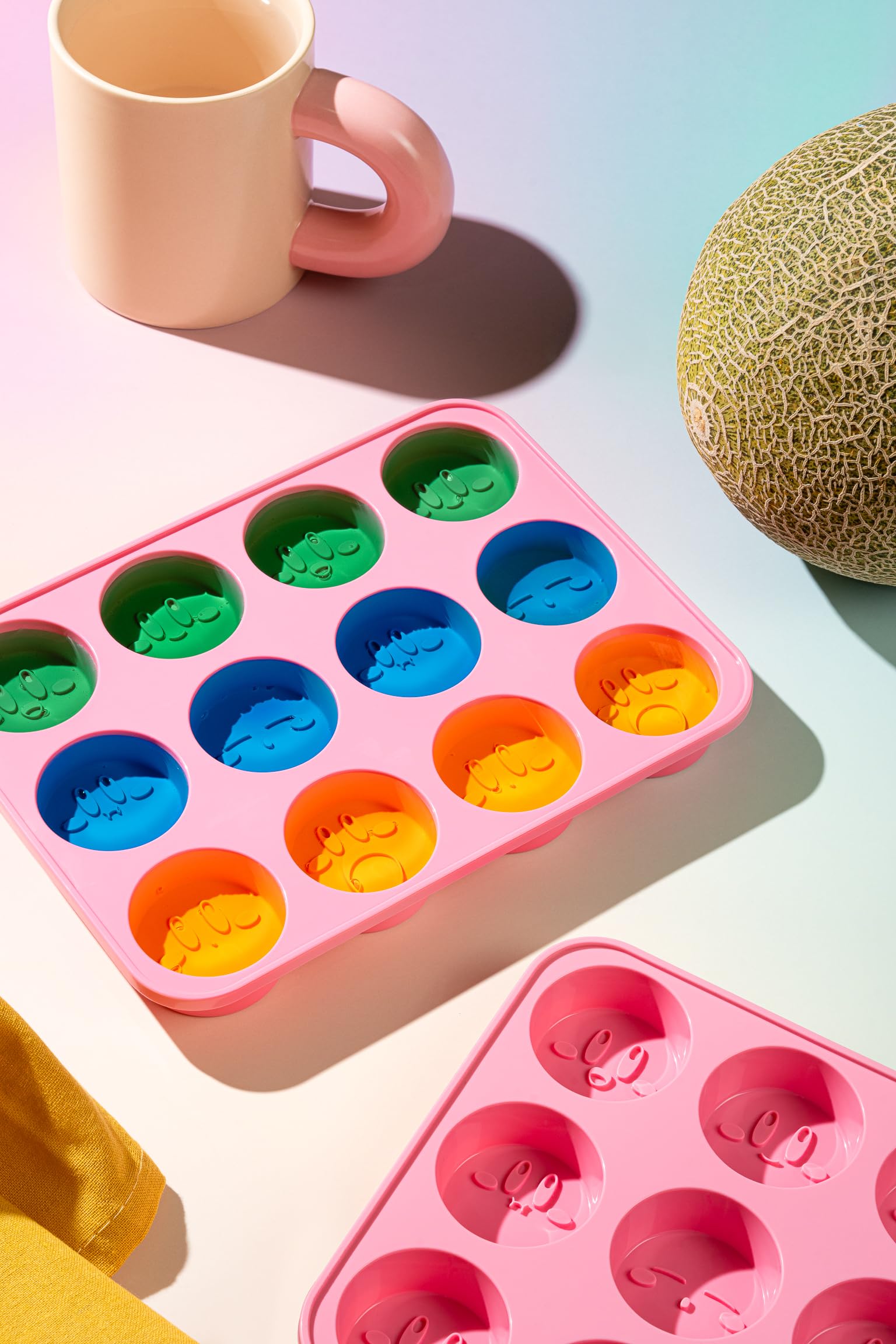 Durable silicone Kirby mold with 37 mm diameter