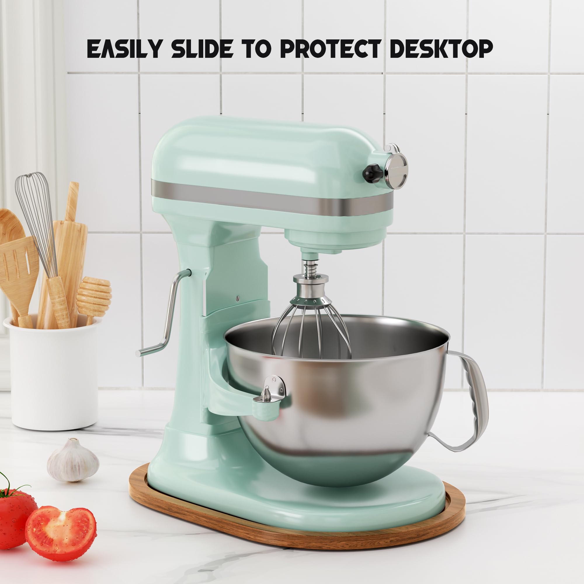 ENVTEK versatile slider supports easy storage and quick access to your mixer.