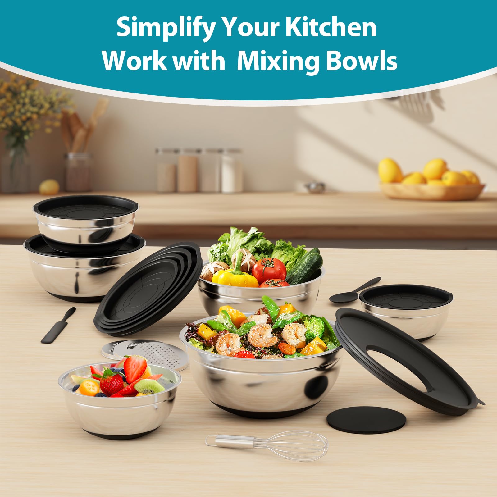 Envtek complete accessory set for versatile prep and serving