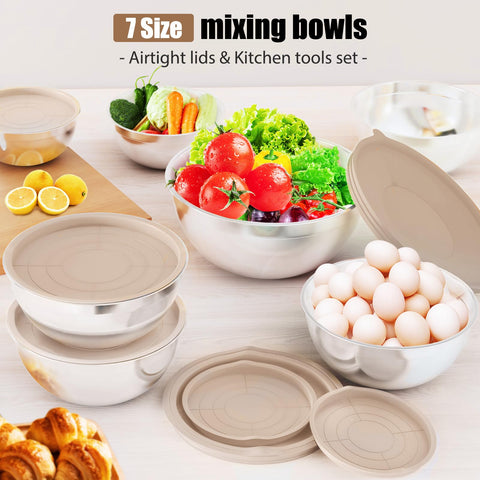 Dishwasher-safe bowls simplify cleanup after cooking and baking.
