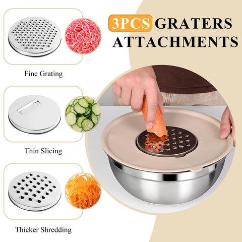 ENVTEK bowls with non-slip silicone bottoms stay steady during prep.