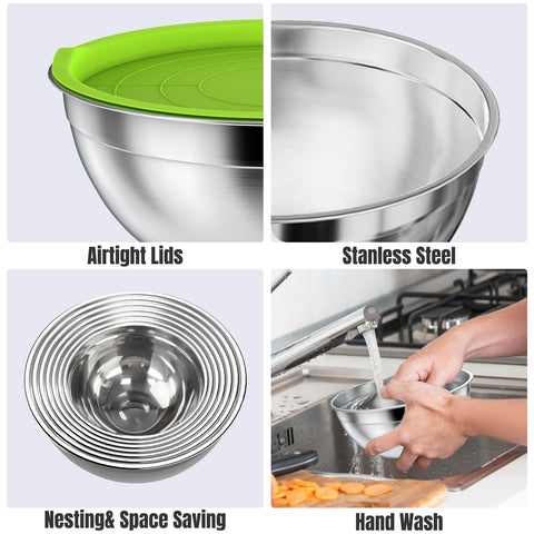 ENVTEK removable center grater lid enables on the fly grating into the bowl.