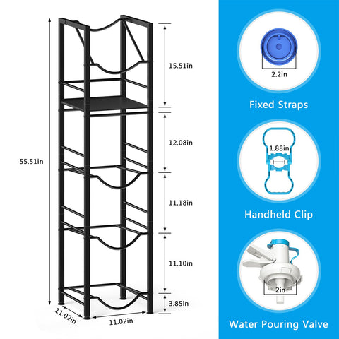 Top shelf used as a coffee station with cups and accessories