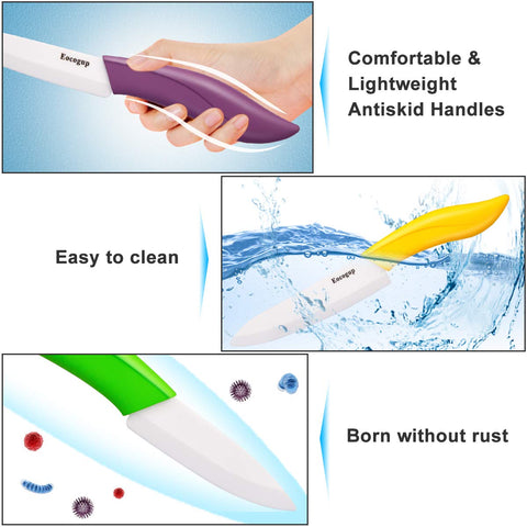 Eocogup 5 inch utility knife versatile for chopping and mincing