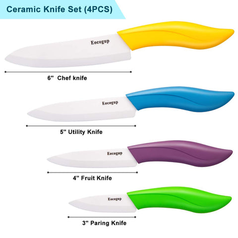 Eocogup color coded sheaths protect blades and prevent cross use