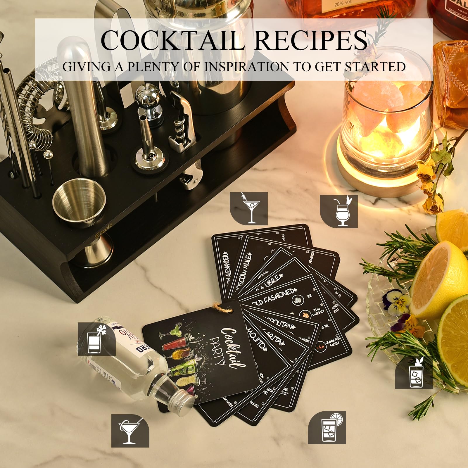 Eocolz muddler enables effortless muddling to release aromatics.